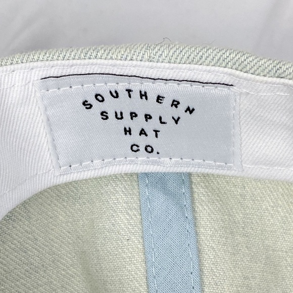 Southern Supply Hat Company Country and Western Trucker Hat Denim Blue Snapback - Picture 8 of 8